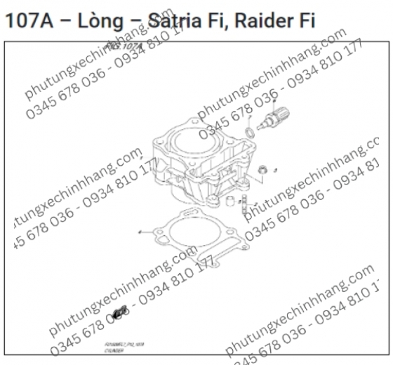 Lòng Satria FI | Raider FI | GSX | Bandit