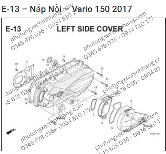 Ron Nồi Vario 2019 | Click 2018
