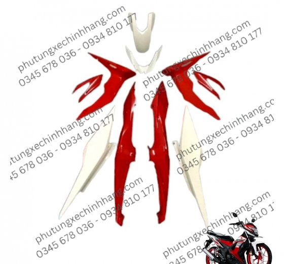  DÀN ÁO SONIC 150 MÀU ĐỎ RACING