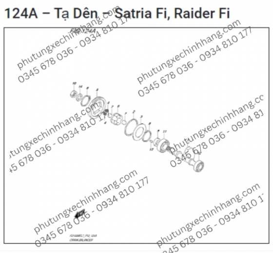 Nhông Tạ Dên Satria FI | Raider FI