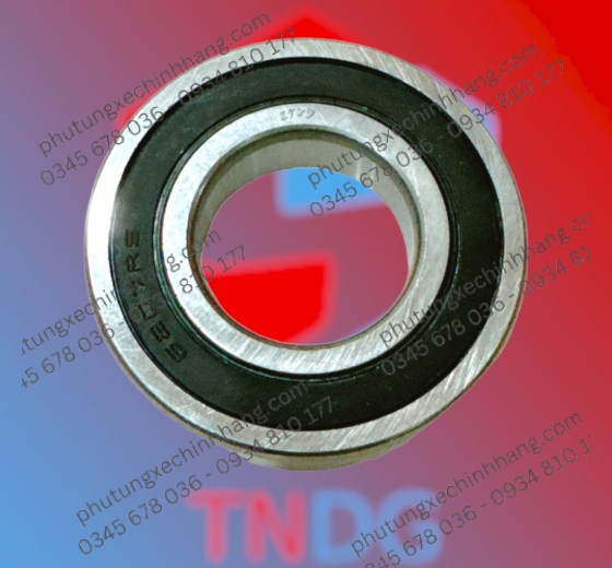 BẠC ĐẠN 6207 2RS DÊN XE( XÀI CHO NHIỀU XE )( TNDG)