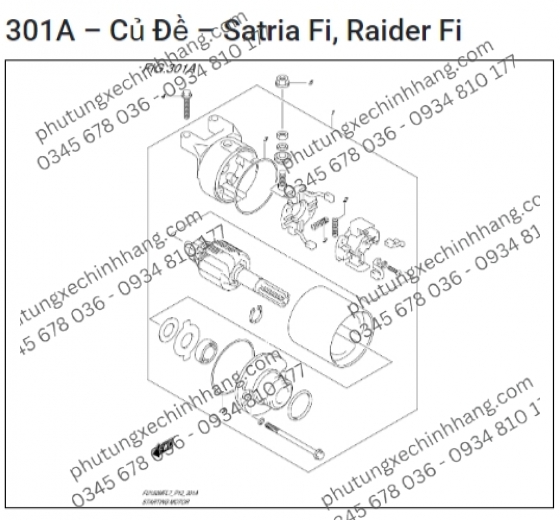 Cục Đề Satria FI | Raider FI | GSX | Bandit
