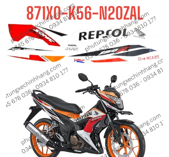 TEM SONIC 150 REPSOL BÊN TRÁI