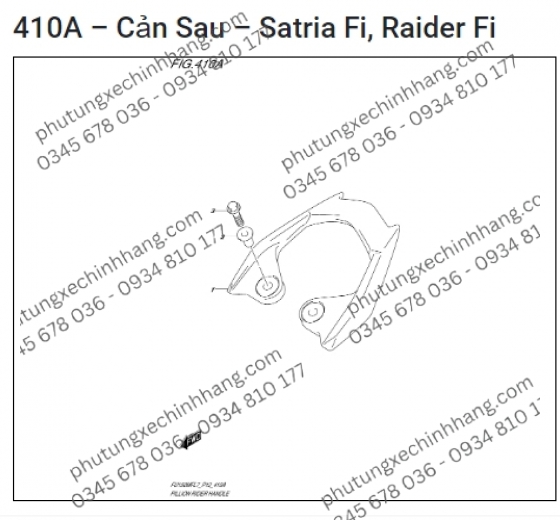 Tay Dắt Cảng Sau Satria FI | Raider FI