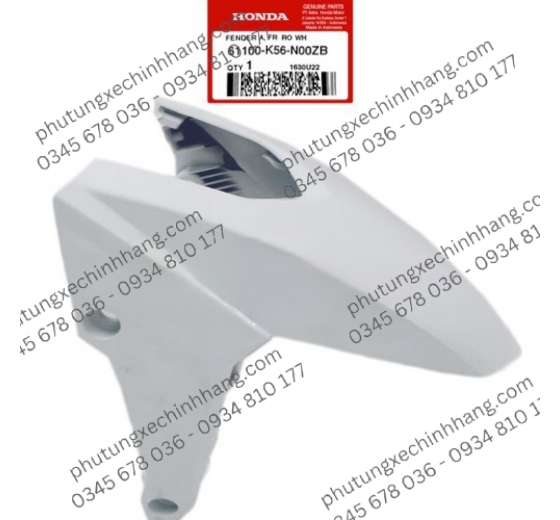 DÈ TRƯỚC SONIC 150 MÀU TRẮNG