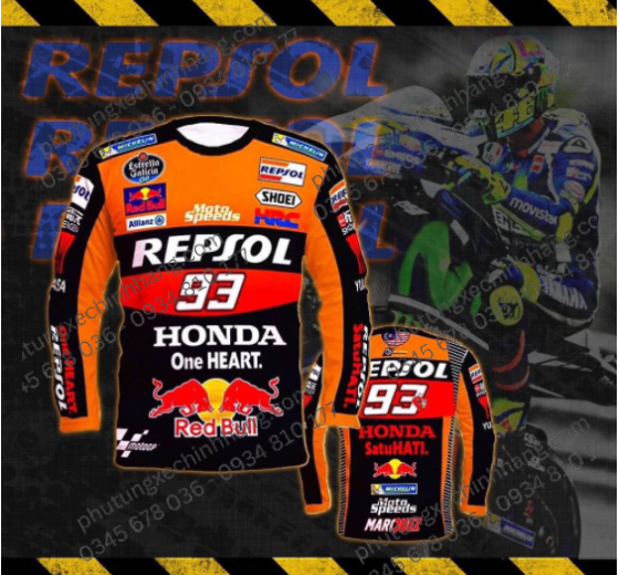 ao-thun-the-thao-tay-dai-repsol