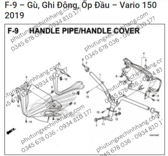 Ốc Nhựa Kẹp Dàn Áo Honda