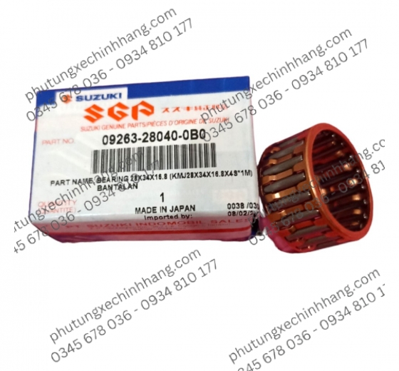 BẠC ẮC TAY DÊN AXELO 125 / SHOGUN 125 / XBIKE 125