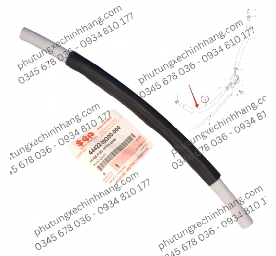 ỐNG XĂNG NGẮN AXELO 125 / SHOGUN 125 / XBIKE 125