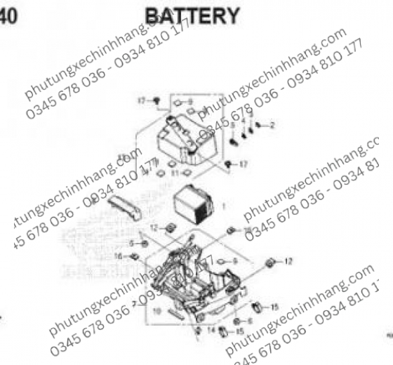 Bình ắc quy GTZ6V Honda