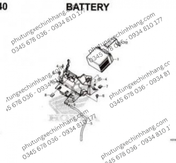 Bình ắc quy GTZ6V Honda