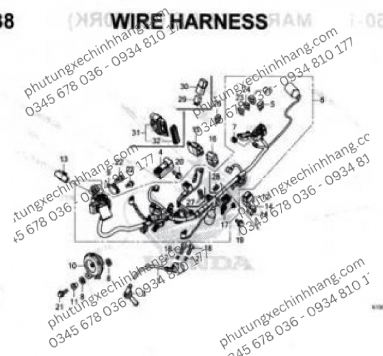 Chụp Bugi Vario 160