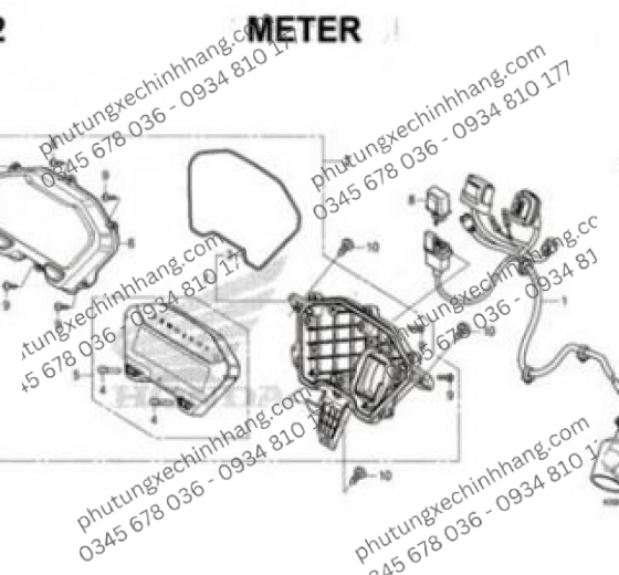 Dây Điện Đồng Hồ Vario 160