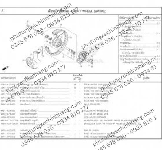 Thắng Đĩa Vario 160 Trước | Sau 