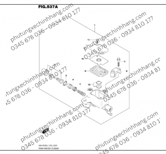 Nắp Bình Dầu Thắng Trước Satria FI | Raider FI