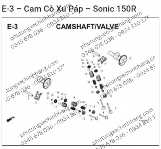 Cốt Cò Sonic 150R | Winner | Winner X | Supra GTR 2020 | CBR 150R | CB 150R