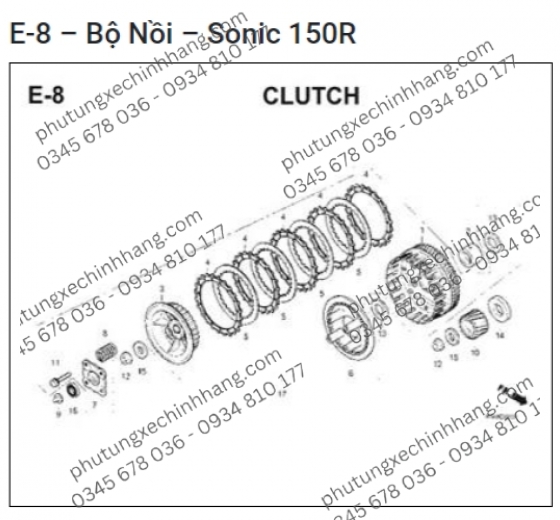 Nhông Hú Lớn 53T Sonic 150R | Winner | Supra GTR 2020 | Winner X | CBR 150R | CB 150R