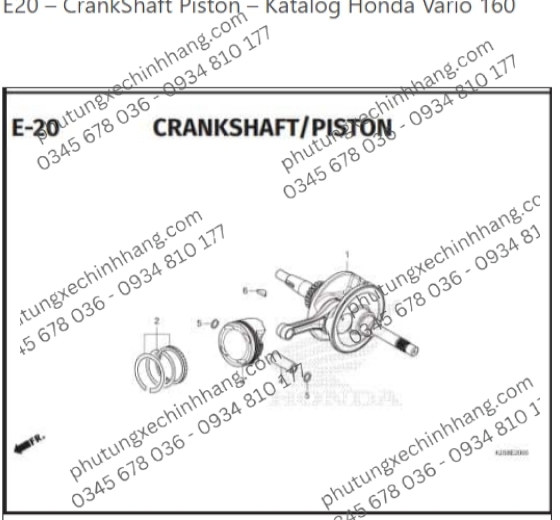 PISTON Cos 1 Vario 160