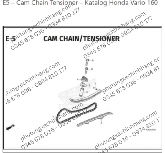 Sên Cam Vario 160 | Vario 2019 | PCX | ADV