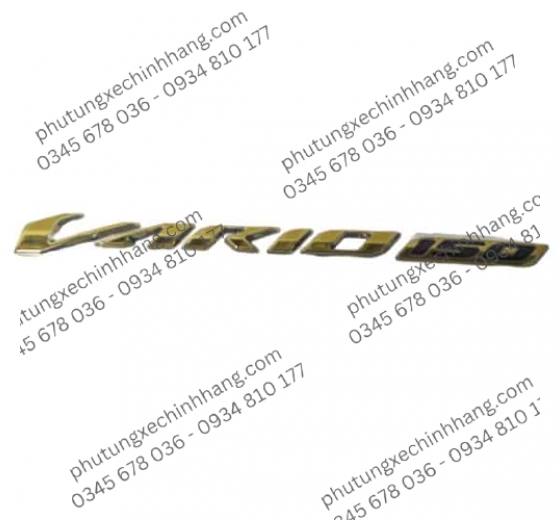 Tem Chữ Nổi Vario 150 Vàng
