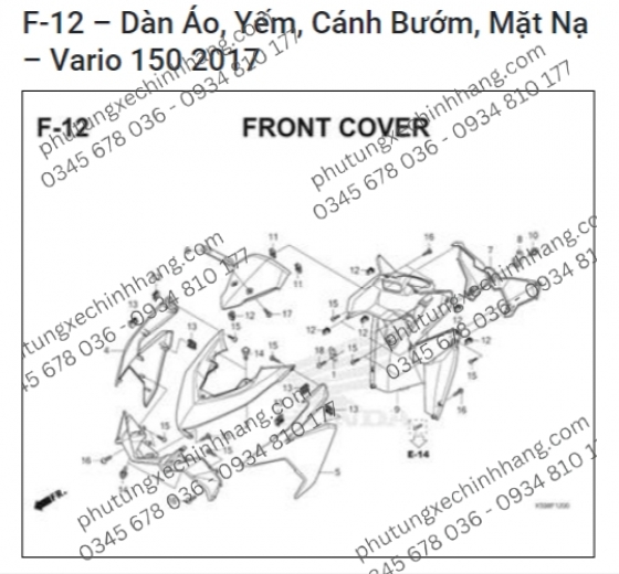 Cánh Yếm Vario 2015