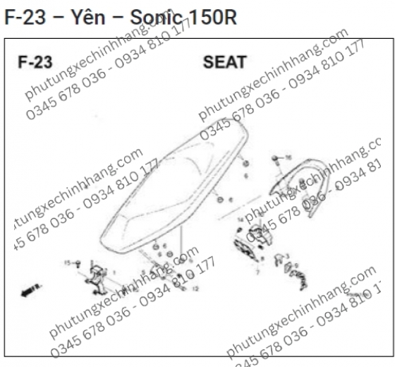 Yên Sonic 150R