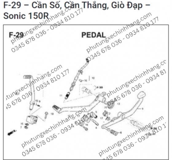 Thanh Chữ U Cần Số Sonic 150R | Winner | Supra GTR 2020