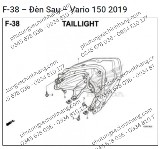 Đèn Sau Vario 2019 | Click 2019