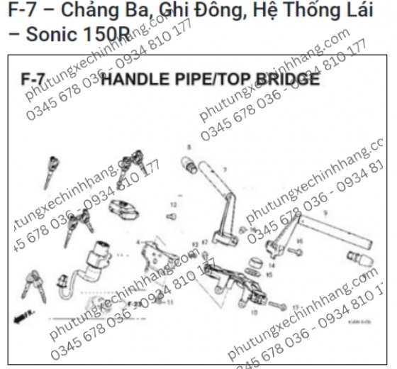 Cặp Gù Sonic 150R