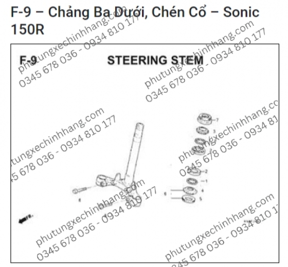 Chảng Ba Dưới Sonic 150R