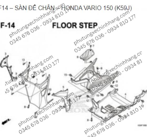 Nhựa Gầm Vario 2019 | Click 2019