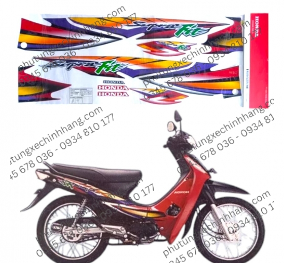tem-dan-ao-wave-100-mau-do-den-2005-hang-ton-kho