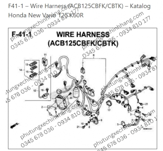 ECU Vario 125 2019 | Click 125 2018
