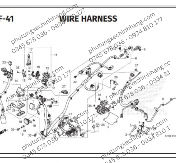 Dây Điện Đồng Hồ Vario 160