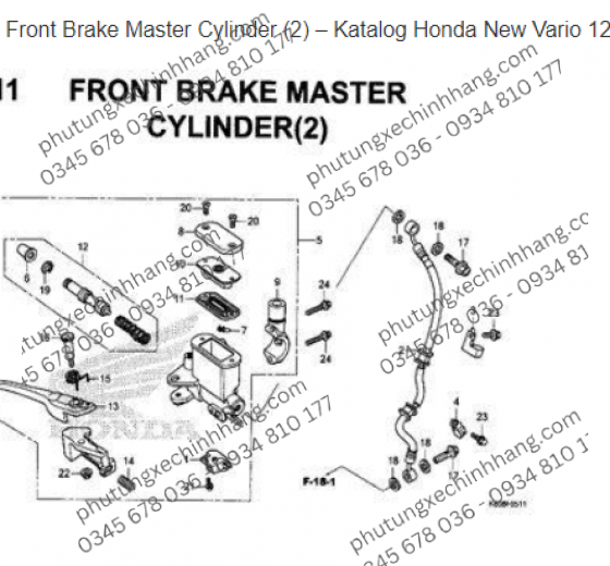 Piston Cùm Dầu Vario 2019 | Click 2019