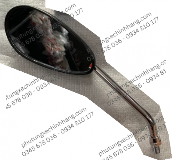 Kính Giọt Lệ Gọng Đen Satria Honda Beat 110 K1A Indo