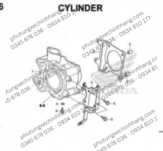 Combo Lòng Piston Bạc Vario 150 Đời 2018