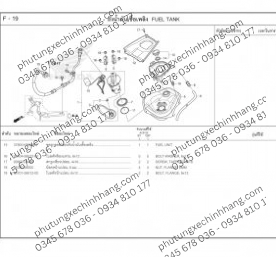Nắp Bình Xăng Honda