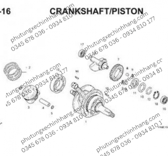 PISTON Cos 1 Vario 160