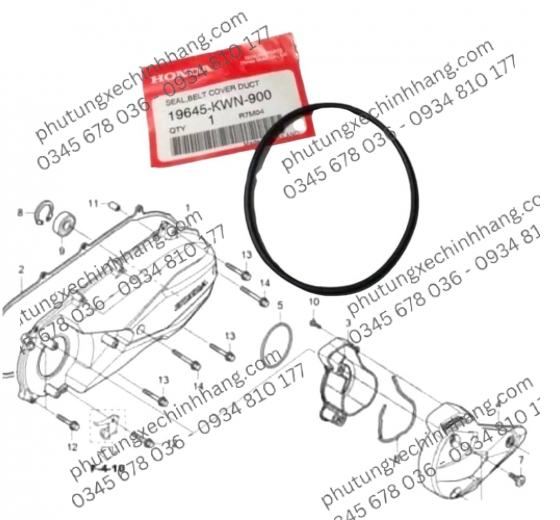 RON LỐC NỒI NHỎ TRONG VARIO 2021 / VARIO 2017 / ADV / PCX / LEAD