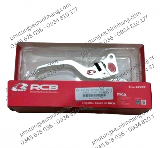 TAY THẮNG ĐÙM RCB WAVE 100 MÀU BẠC