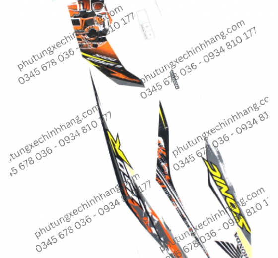 Tem Sonic 150 2015 (Trắng | Đỏ | Đen Bạc)