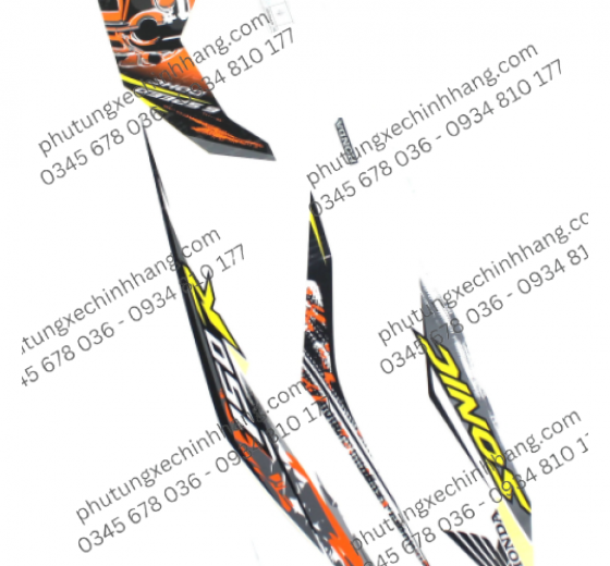 Tem Sonic 150 2015 (Trắng | Đỏ | Đen Bạc)