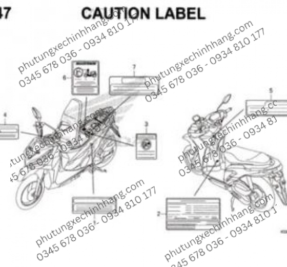 Tem Thông Số CBS Vario 160
